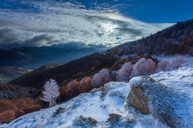 Vallée d'Aure en hiver