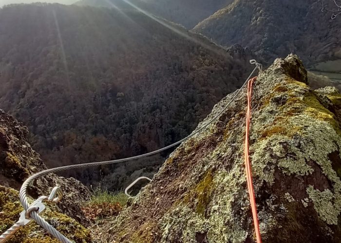 paysage de la via ferrata de la vallée d'Aure