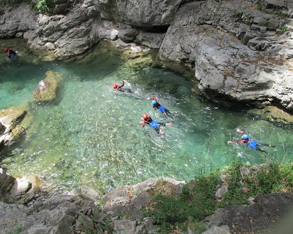 canyoning vue du haut sierra de guara